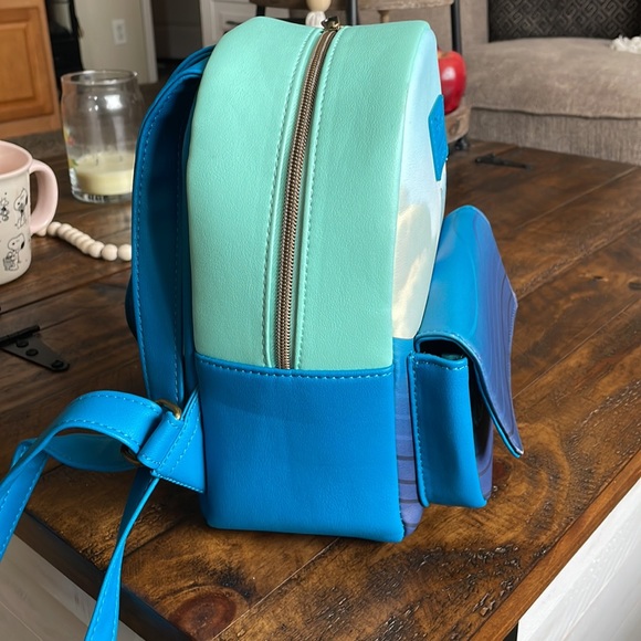 Loungefly Blue and Aqua Ariel Backpack main image 8